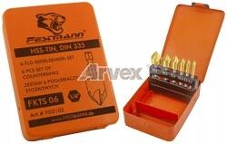 Festmann Titánium Hss süllyesztő készlet, 5 élű, 82 fokos, 1/4" befogó (F03102)