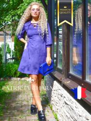 Patricia Charme Charmé Luxus ruha megkötős ruhákkal, Karácsonyi kiárusítás! lila