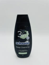 Schauma sampon férfi 400 ml 3in1 Deep Cleansing Charcoal Clay