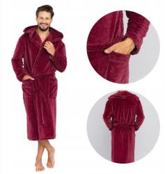 Italian Fashion Férfi meleg kapucnis fürdőköpeny elegáns XL Zsigmond Italian Fashion (AAF-MSZ-ZYGM-D-BO-06)