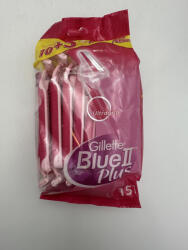 Gillette eldobható borotva női 10+5 db Blue II Plus
