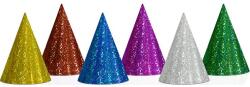 PartyDeco Színes holografikus konfetti, 20 db, 16 cm - PartyDeco (czap20)