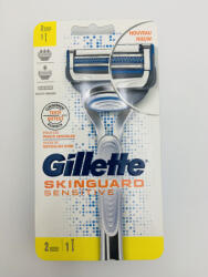 Gillette készülék+2 db borotvabetét Skinguard Sensitive Flexball