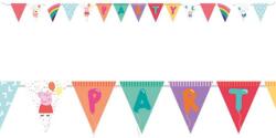 Amscan Girlanda Happy Birthday malac Pepa 330 cm - Amscan (9906337)