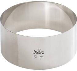 Decora Rozsdamentes tortaforma kerek 12x6 cm - Decora (0063745)