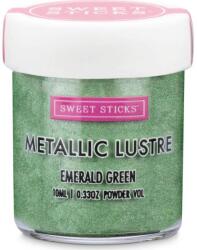 Sweet Sticks Porcelánmetálfényű smaragdzöld púder 10 ml - Sweet Sticks (748960)