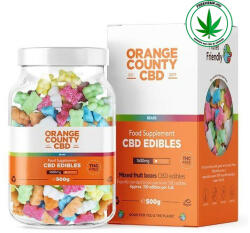 Orange County CBD Gumimaci 1600mg/100db Orange County