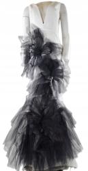  Marchesa V Neckline Stretch Báli ruha méret38 (M40804)