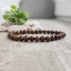 Kristály Jóga Shop Szantálfa (barna) 6 mm-es karkötő