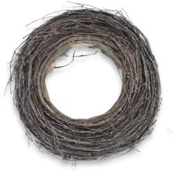 Fészek koszorú szürke 25cm