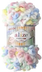alize Puffy Fine Color 5949 - pasztell színek (kötés kézzel, ) (00122)