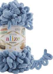 alize Puffy 280 - közép kék (kézen kötés) (88681)