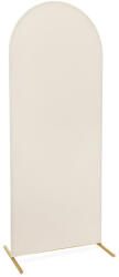  Rugalmas ívelt állvány huzat 200x80 cm cappuccino színben (PKST1-200-033J)