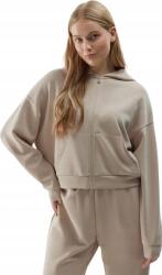 4F Női Pulóver 4F F1002 Bézs 4FWSS24TSWSF1002 83S r S (4FWSS24TSWSF1002-83S-S)