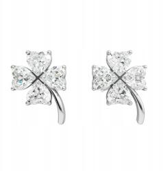 Little Angel Ezüst fülbevaló lóhere strasszokkal (J824)