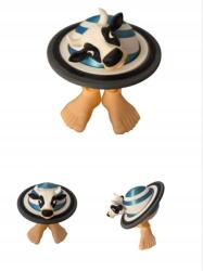  La Vaca Saturno Saturnita játékfigura nagy gyerek játék sláger brainrot (5904492332166)