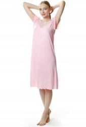 MEWA lingerie Beatriz Térd Alá Érő Hálóing Rózsaszín 50-ES (4112)