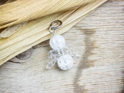 R. M. ékszer Nyugtató angyal roppantott hegyikristály ásvány medál (14325-RM)