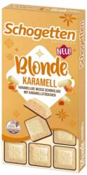 Schogetten Blonde Karamell Fehércsokoládé Karamellben Németországból (4000607849602)