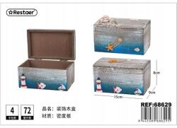  Fa Tengeri Doboz 15x9x8cm Natúr kivitel (481803528)