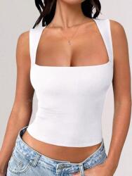 Shein Fehér Vállpántos Felső 9QU S06__S