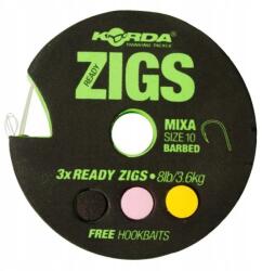 Korda Ready Zigs 12' (366cm) size 10 db (KCR063)