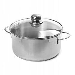 SSW Rozsdamentes acél edény 2, 9l üvegfedővel, átmérő 20 cm City (58003)