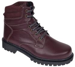 Ciucaleti Bocanci barbati Sport din piele naturala model Bordeaux Imblaniti GKR5KVIS, marimea 42