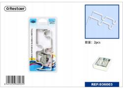  Rest. aer-Fehér függönykarnis tartó 2db (936003)