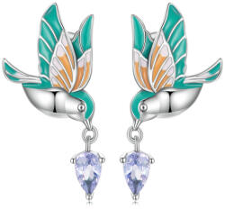 BeSpecial Cercei argint pasari colibri (EZT0037)