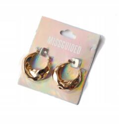 Missguided Kerek Fülbevaló Masszív Hammered