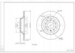 Hart 2 db Hart féktárcsa Audi A6 2.0-3.0 05- 229054