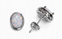 AB-Ag Ezüst fülbevaló 925 ródiumozott Ezüst Opálos