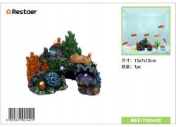  Dekoratív szikla akváriumhoz 13x7x10 cm (481822676)