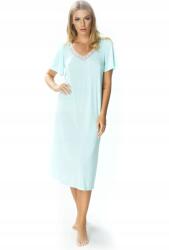 MEWA lingerie Mewa Liliom mintás női hálóing, 58, menta