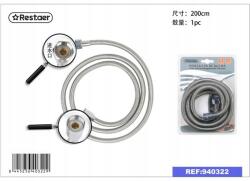  Rugalmas zuhanytömlő 2m rozsdamentes acélból (481820320)