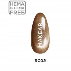 Makear Hibrid lakk Silky Cat Eye SC02 8ml (5906849071087g)