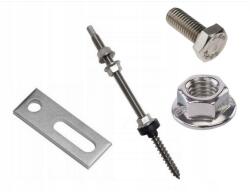  Szett: Kétvégű csavar M10x200 szerelőadapter Pv szolár csavarok (ALBAMET_DWU_ZESTW_M10x200)