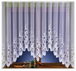 HomeDekorator Függöny ráncoló szalag Justicia Készen áll a szobába Konyhai függöny 350x160 (wymiar 160,00 x 350,00 cm)