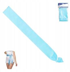  Elegáns kék szatén öv a hajformázáshoz (50501)