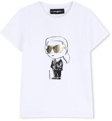 Karl Lagerfeld K T-Shirt Pentru copii Z31160 10P white (Z31160 10P white)