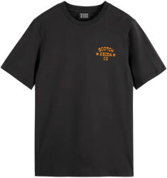 Scotch & Soda T-Shirt Chest Artwork Regular Fit 183186 001 meteorite (183186 001 meteorite)