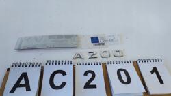 Mercedes-Benz Mercedes W169 Felirat A Hátsó Ajtóra A200