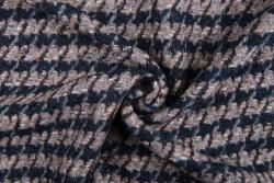  100% Prémium Gyapjú Olaszországból Pepitka Bézs Gránátalmával (LANA- ITA3)