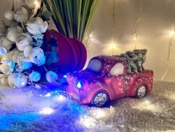 Dekorstar 2 db-os karácsonyfa alakú Led lámpa szett tökéletes karácsonyi dekoráció (84290)