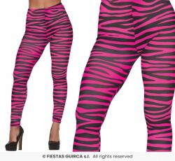 Fiestas Guirca Leggings Rózsaszín Disco Tigris Csíkos Nyári Nadrág 80 90 M (17551)