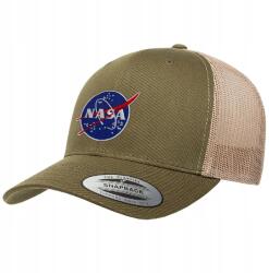  Nasa Insignia Prémium Trucker Sapka olíva/bézs (6606T)