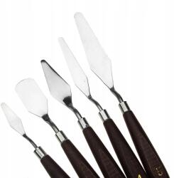 Loveart Festő spatulák Loveart 5 spatula festékekhez és szerkezeti pasztákhoz (LV - Zestaw Szpachelek 5szt.)