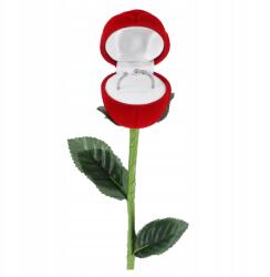  Doboz Velúr Szív Gyűrű Fülbevaló