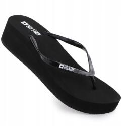 Big Star Női papucs, flip-flop éktalppal, fekete Big Star RR274A549 40 (RR274A549)